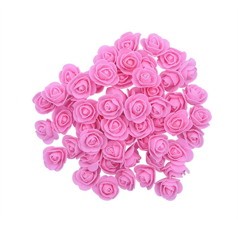 200pcs dunkelrosa