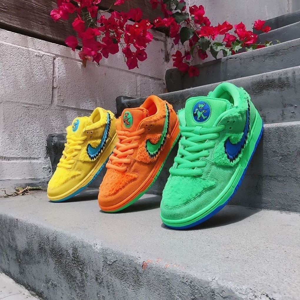 Compra Nike SB Dunk Low Pro X Grateful Dead Osos Cara Máscara De Recogida  De OPTI AMARILLO Osos Oso Verde Naranja Zapatillas De Deporte De Los  Calzados Informales Barato | Entrega Rápida