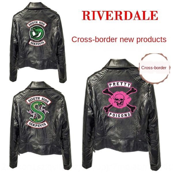 jaqueta de couro da serie riverdale