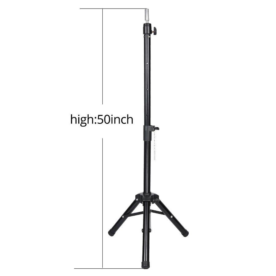 black tripod stand