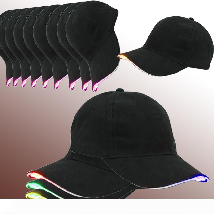 led light up baseball cap