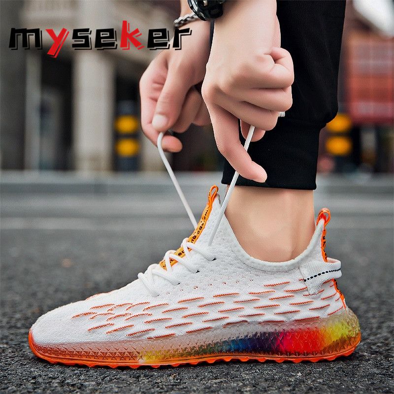Colorful Soles Sports Sneakers Men 