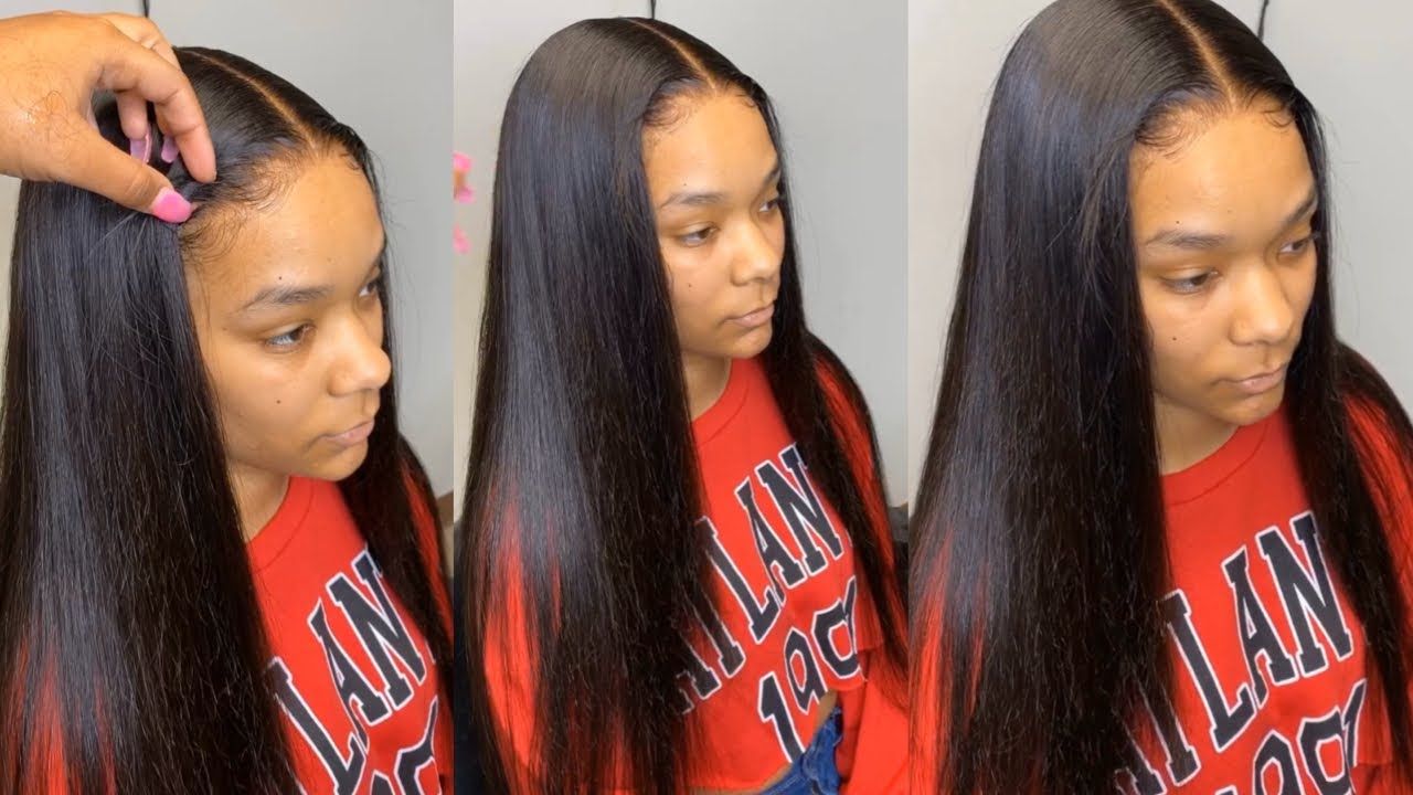 13X4 Glueless Straight Lace Front Human Hair Wig Straight Wig detail view 4