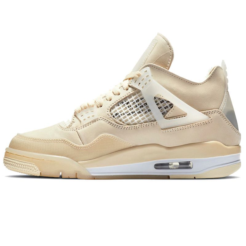 Acheter Pas Cher Nike Air Retro Jordan 4 4s Off White Jordan Retro 4 Travis  Scott VOILE Mens Chaussures De Basket Ball De Chat Noir Chaussures Hommes  PSGs Cour Violet \u200b\u200bformateurs Du
