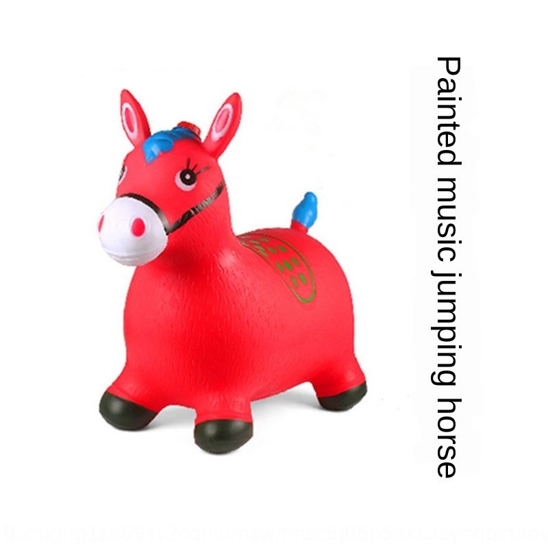inflatable jumping horse