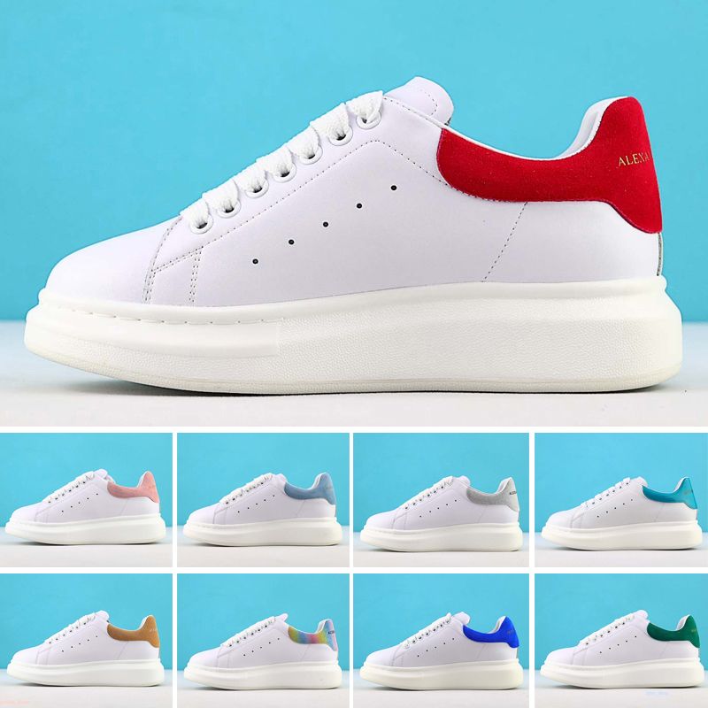 Acquistare Alexander McQueen Queens Piattaforma Mc Scarpe Da Ginnastica  Velluto Pelle Basso Scarpe Da Tennis Di Lusso Suola Spessa Toddlers Aumento  Scarpe Uomo Donna Nero Glitter Dress Bianco Economico | Consegna Veloce