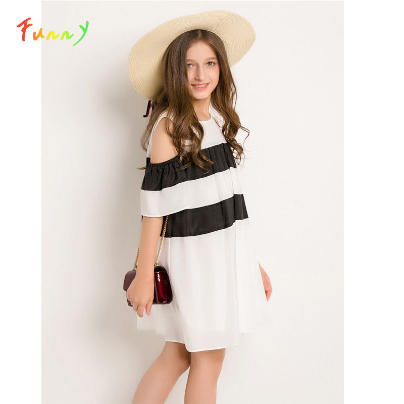 off shoulder dress for teenage girl