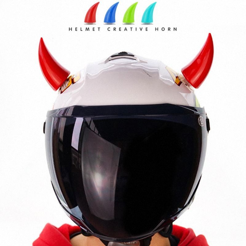 bike helmet with horns