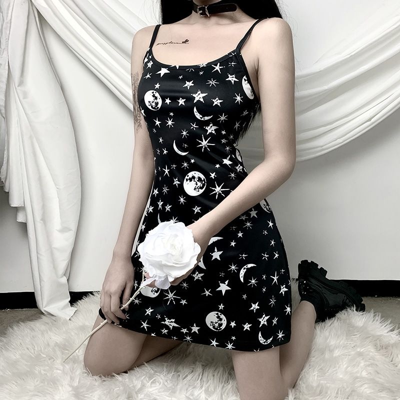 black starry dress