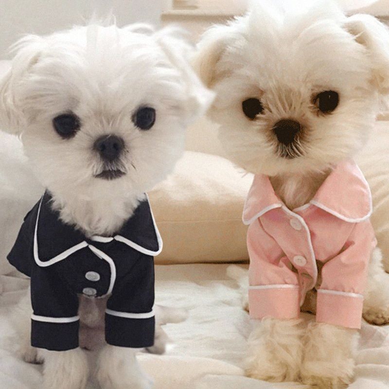 Lindo ropa perros mascotas para perros pequeños pijama de dormir animal doméstico del perro de