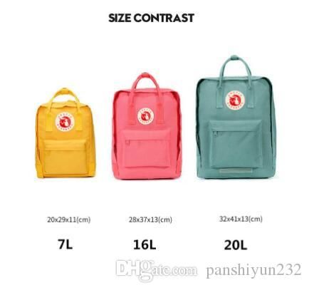 Beperken kam Toeschouwer Discount Fjallraven Kanken 2019 Classic Fashion Color Bag Backpack Pink  Pink Blue Yellow Red Mini Bag 7L 16L 20L From Fjallravenwen520s, $12.66 |  DHgate.Com