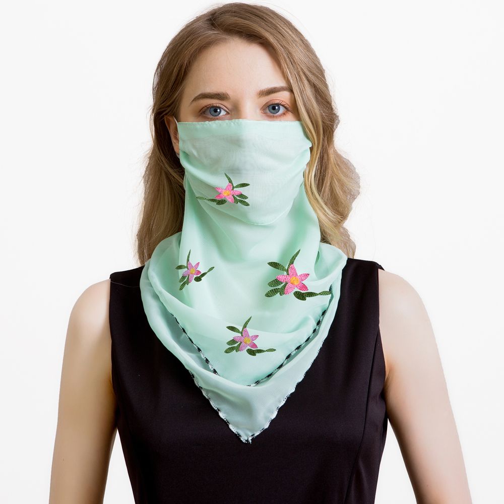 silk neck scarves for women
