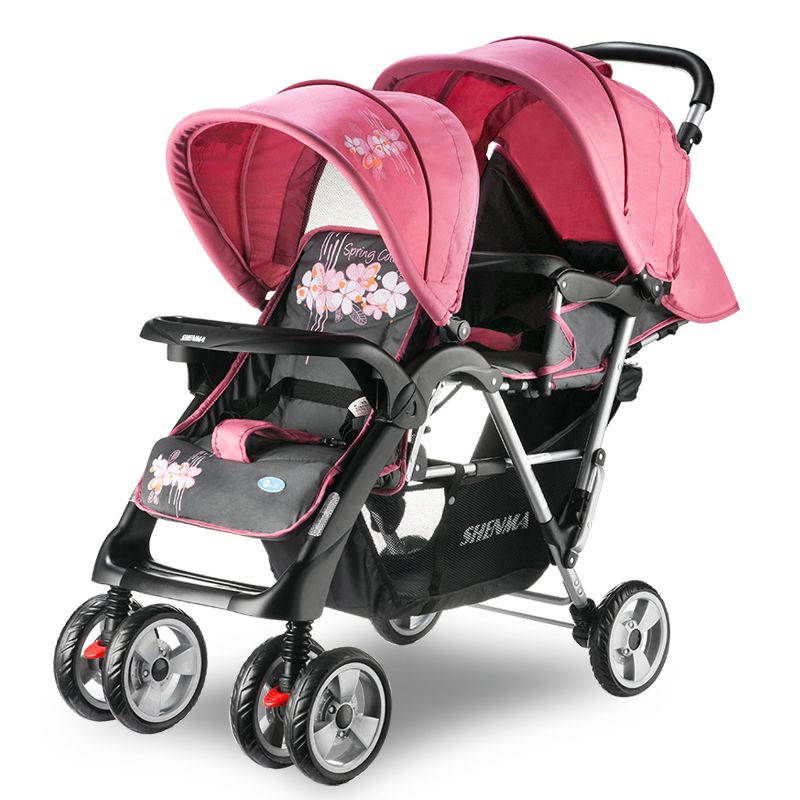 double baby pushchair