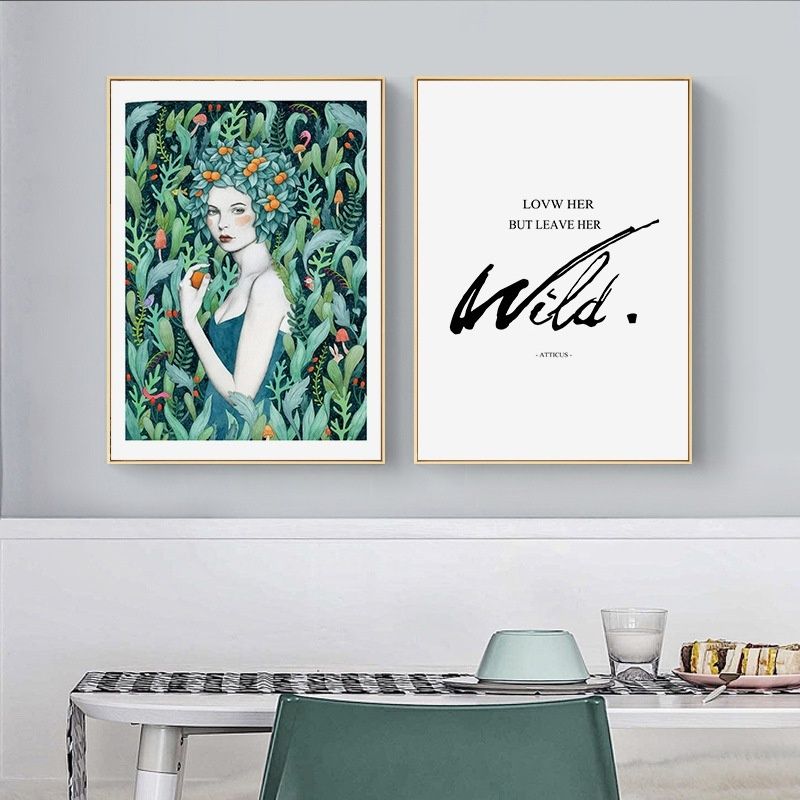 2020 Modern Nordic Canvas Painting Abstract Wall Art Light Luxury Girls Bedroom Wall Decorations Dinning Room Restaurant Decor Posters From Lucky1916 11 56 Dhgate Com