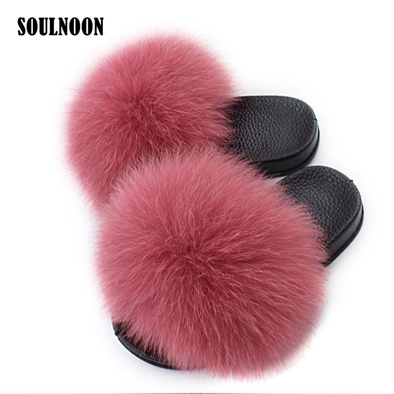 kids furry slippers