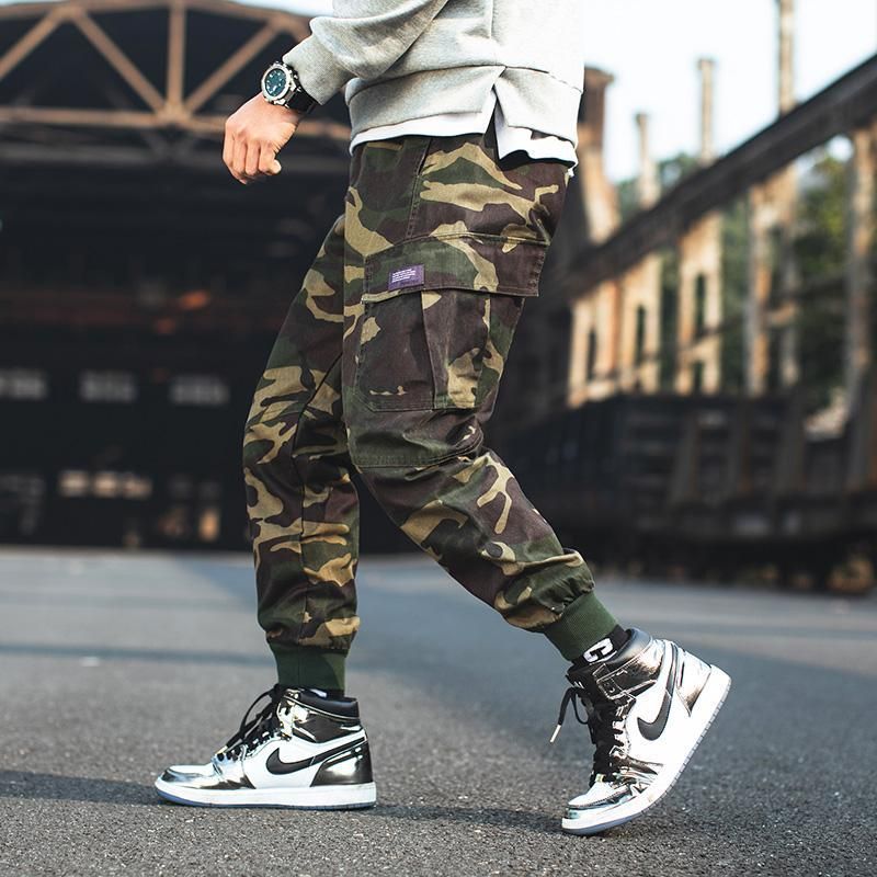 cuffed camo pants