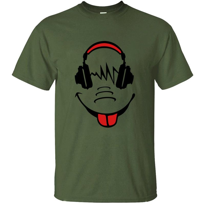 Slogan Audio Equalizer Dj Headphone Music T Shirt Kawaii