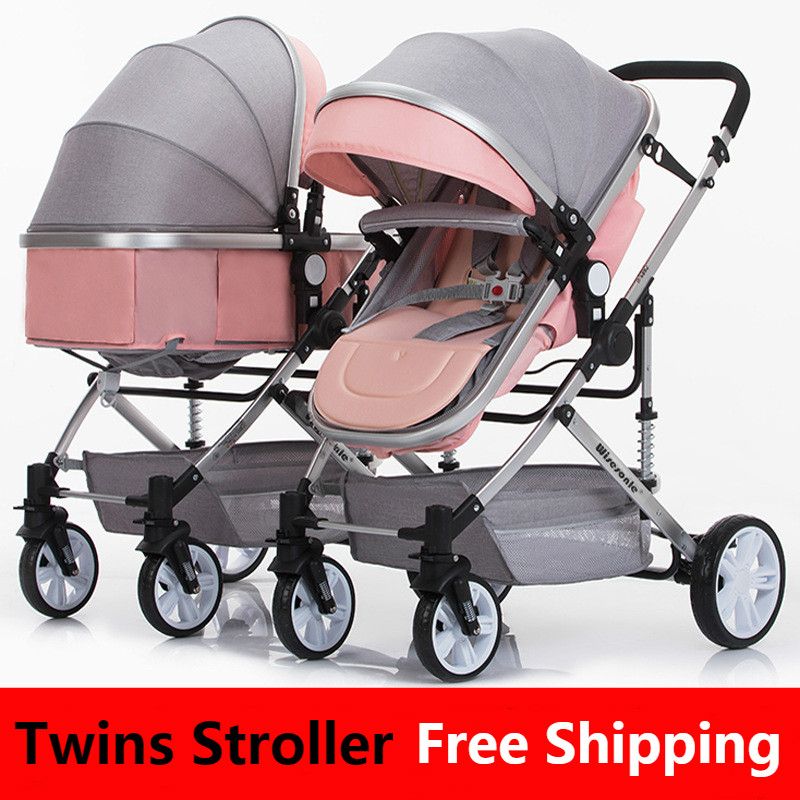 double newborn stroller