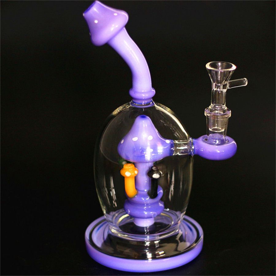 Purple with Glass bowl