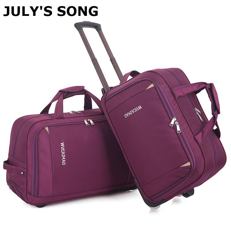 Compra Para Julio En SONG Manera De Las Mujeres De La Carretilla Del  Equipaje Del Bolso Del Balanceo De La Maleta Bolsa Bolsa De Viaje Con  Ruedas Equipaje De Mano Maleta CX200718