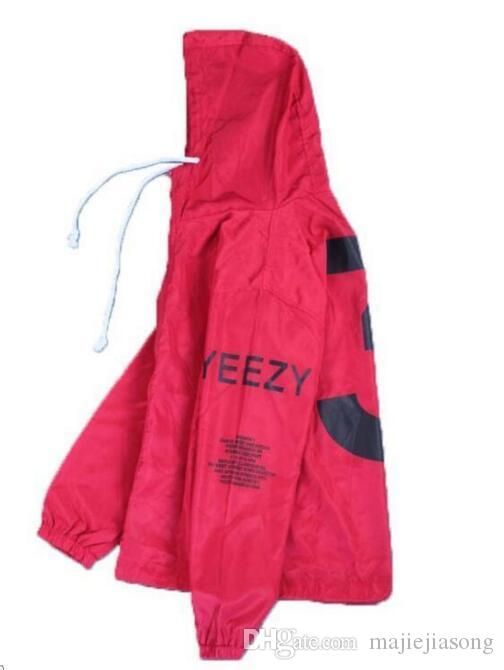 red yeezy jacket