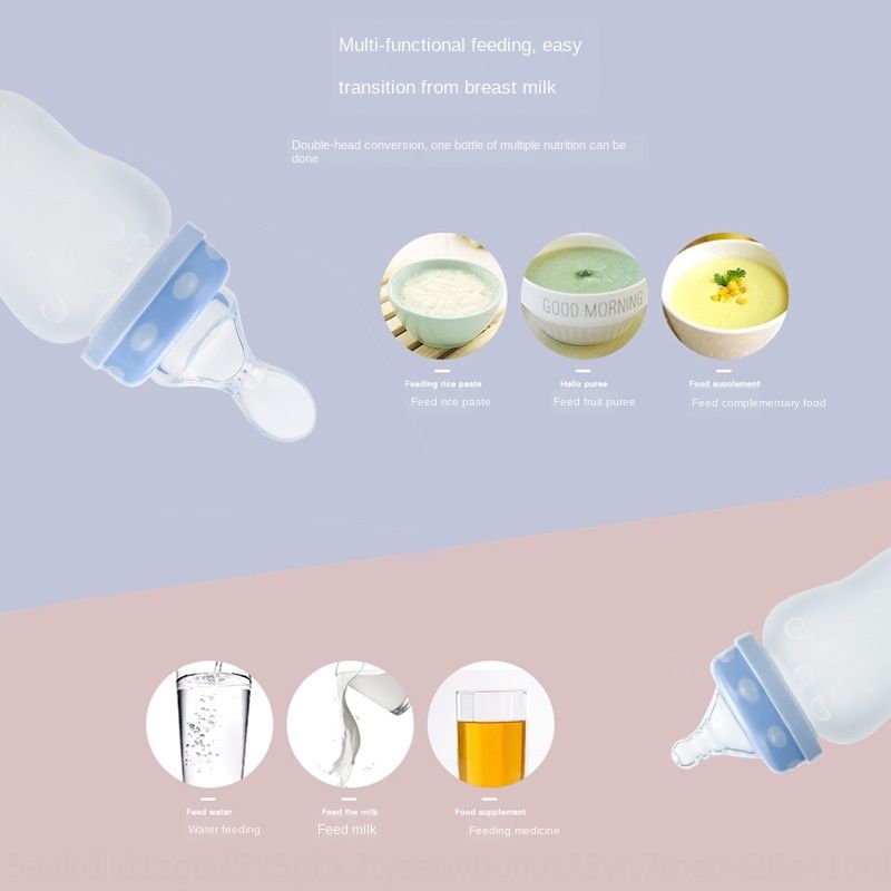 silicone milk bottle