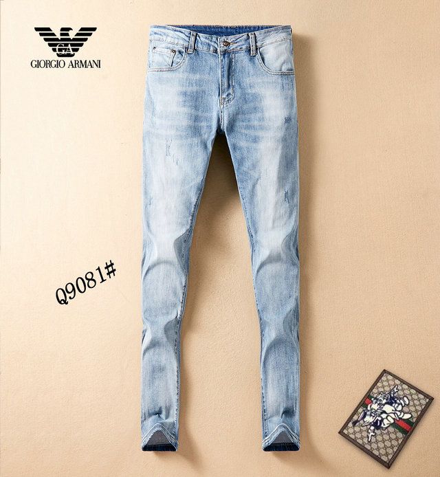 armani ripped jeans mens
