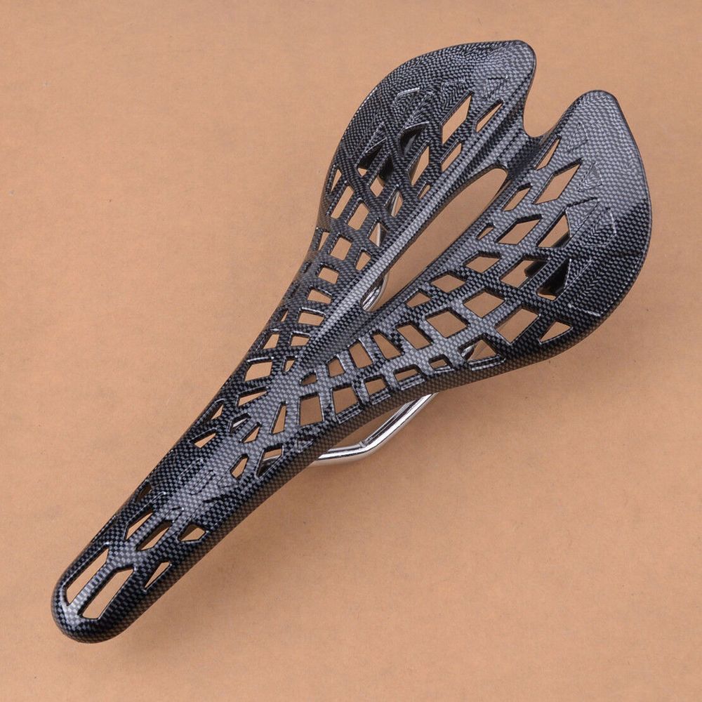 Carbon Fiber Bicycle Cycling Road Bike 14cm Width Light Weight Seat Saddle