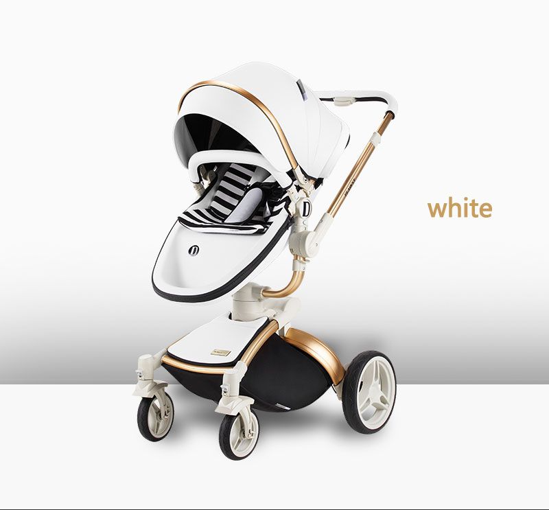 luxury leather stroller