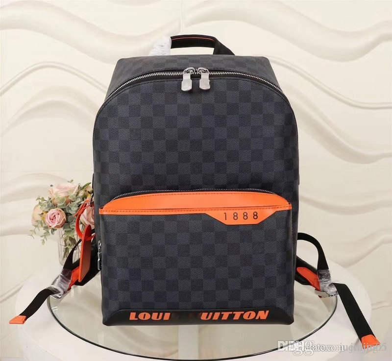 2020 Best Quality LoVuitto New DAMIER COBALT RACE DISCOVERY BACKPACK PM N40157 Size:37x40x20CM ...