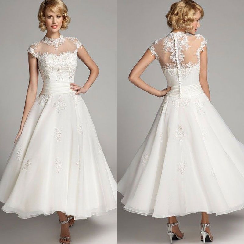 petite tea length wedding dresses