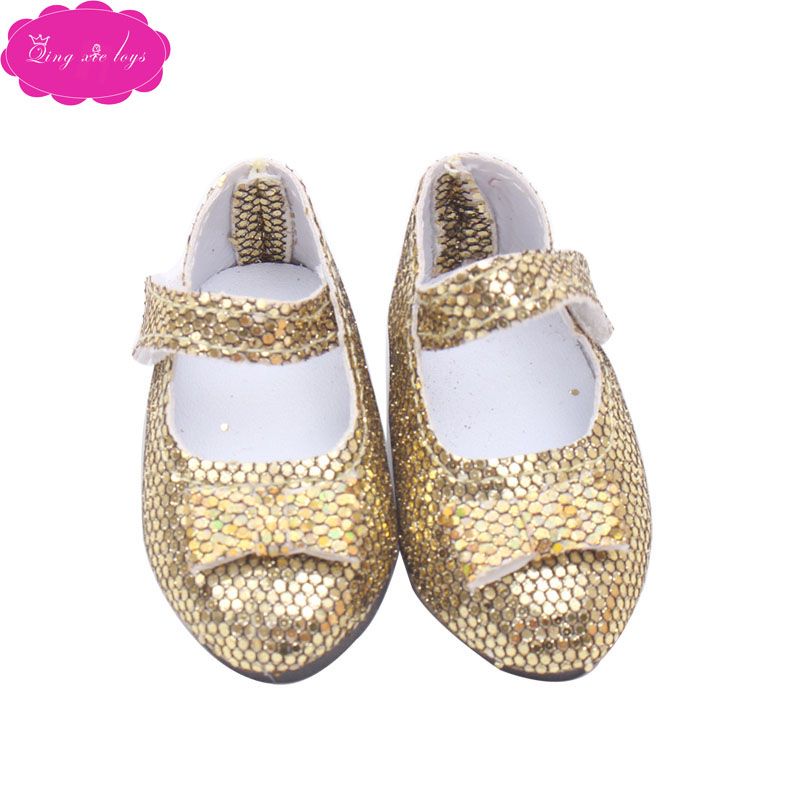 gold baby doll shoes