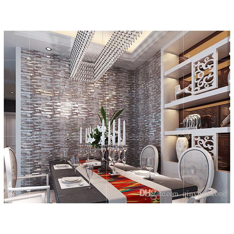 Crystal glass mosaic tiles living room wall tiles TV background wall stickers bath tile flooring Building Crystal glass mosaic tiles living room wall tiles TV background wall stickers bath tile flooring Building