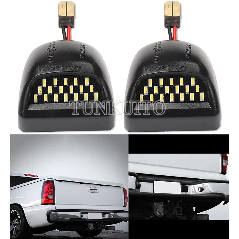 gmc sierra license plate light bulb number