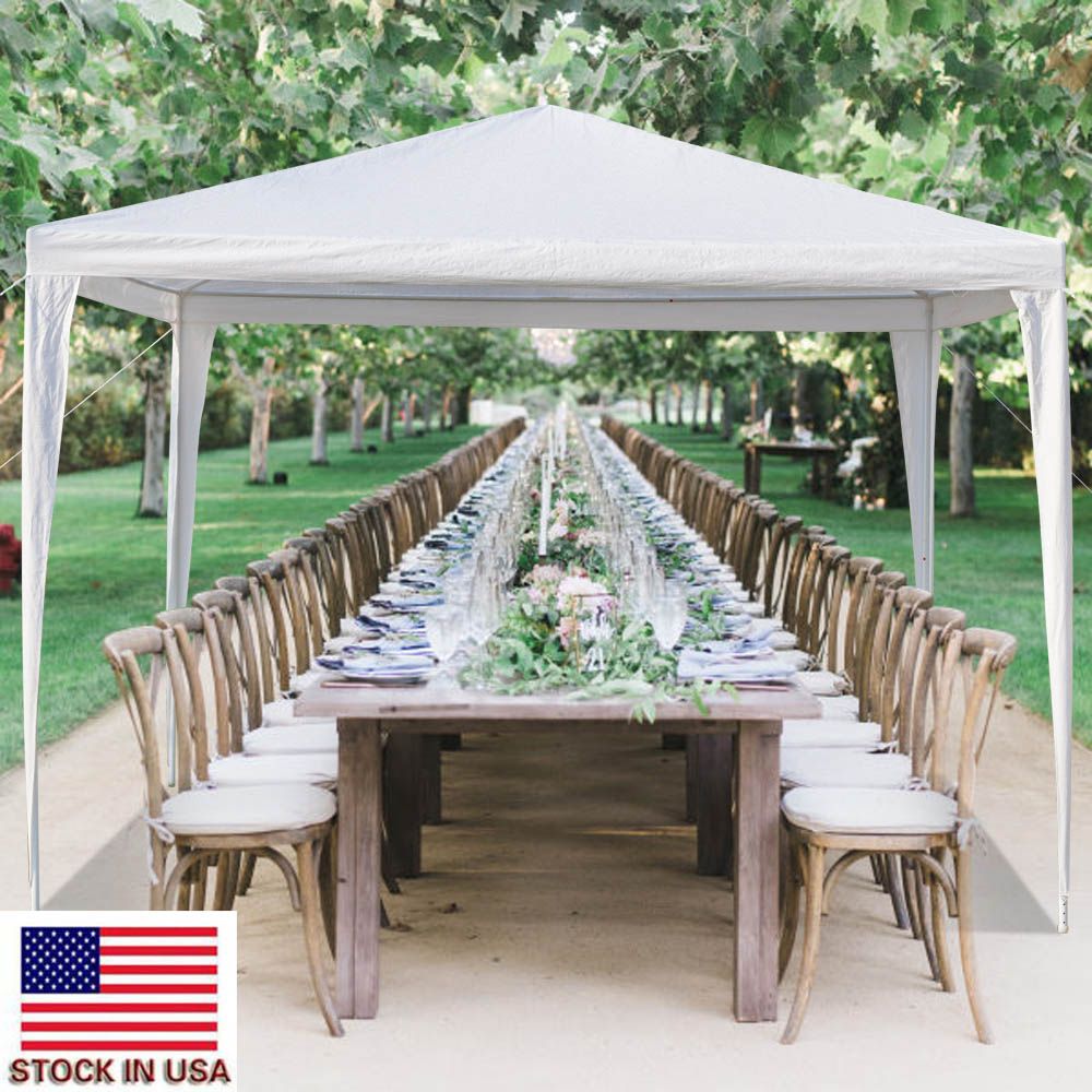 Outdoor Party Shade Portable Picnic Awning White Wedding Special 3 X 3m