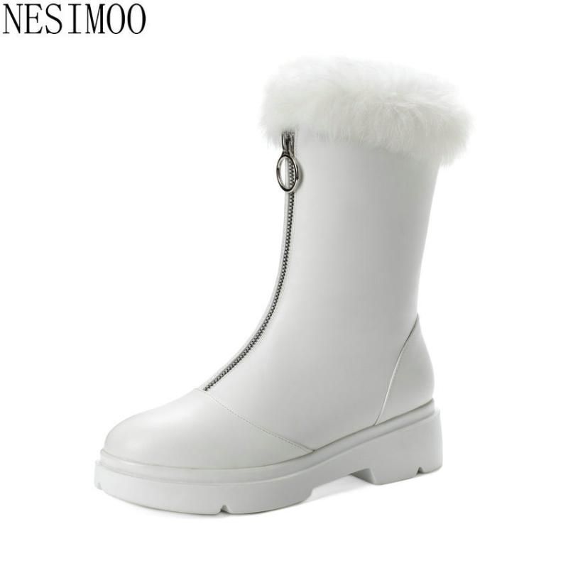 warm square heel snow boots