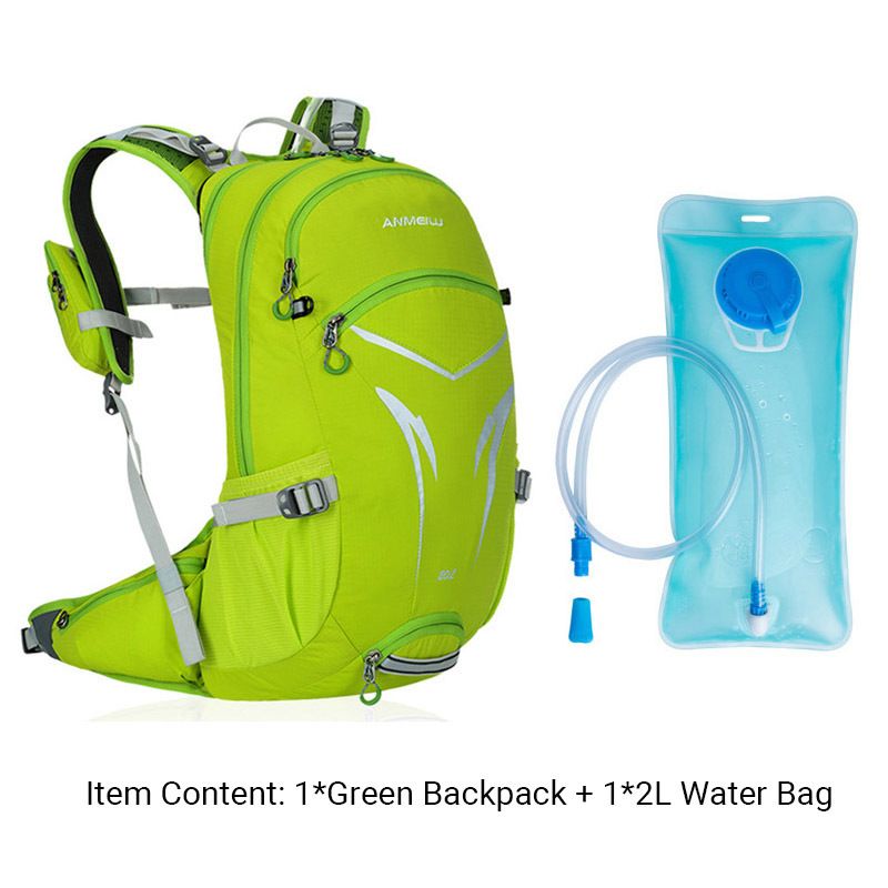 Green with Water Bag