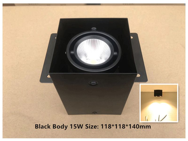 15W-Black-Warm white