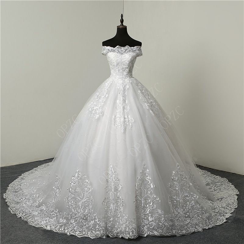 long wedding dress