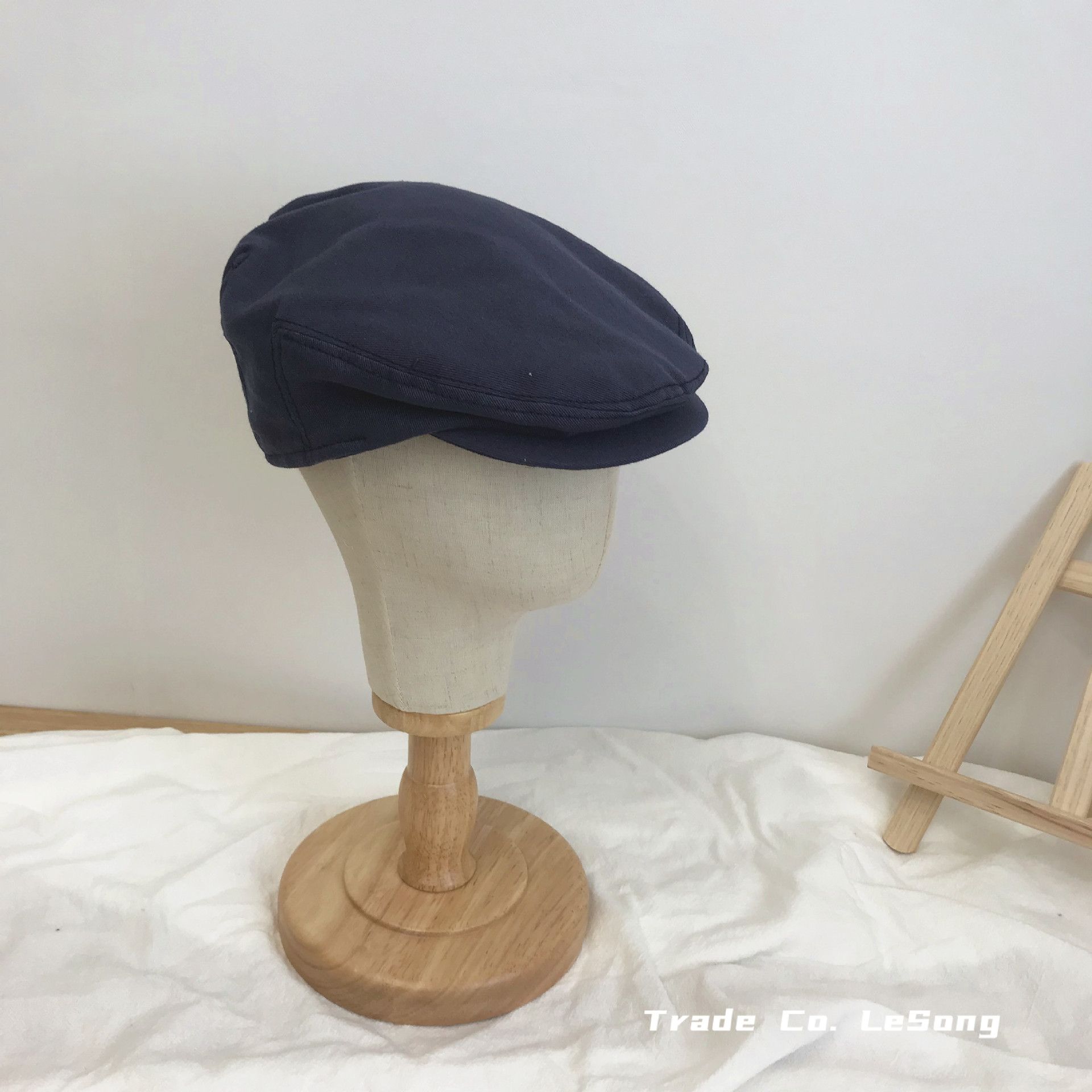 LL Beret Hats for Women Autumn Winter Cotton Iron Standard Style Embroidery Forward Cap