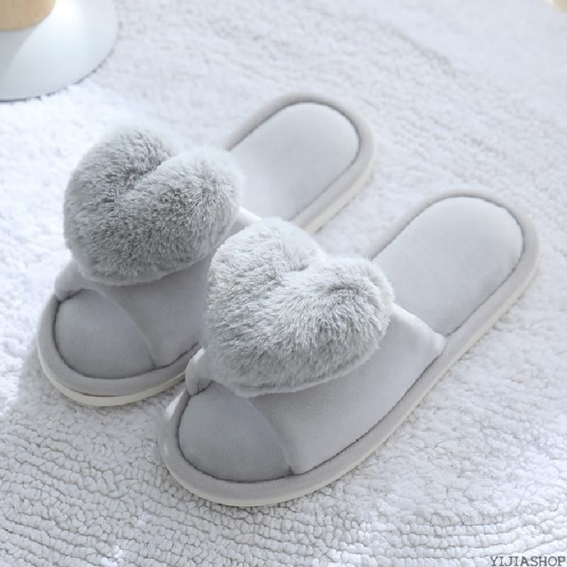 fluffy cute slippers