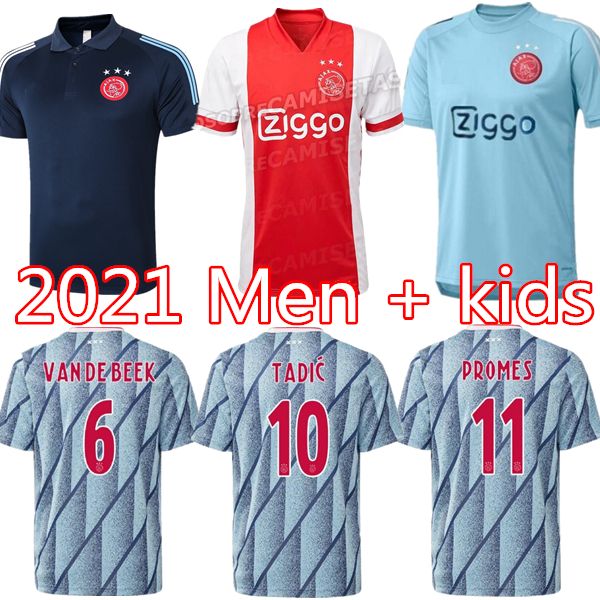 2020 20 21 Ajax Fc Soccer Jersey Polo 2020 2021 Promes Alvarez Tadic Neres Ziyech Van Beek Afc Ajax Football Shirt Uniforms Maillot From Football1718 12 08 Dhgate Com