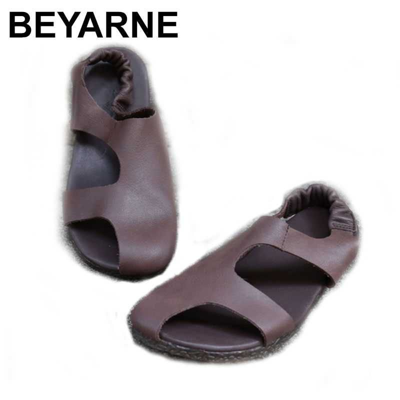 pure leather sandals
