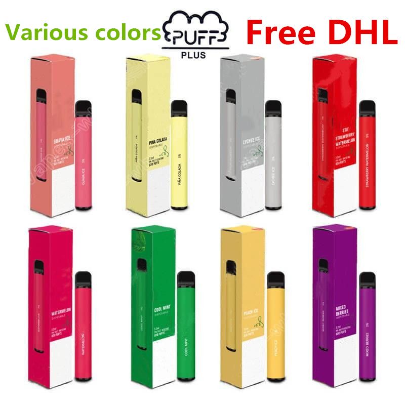 Newest PUFF BAR PLUS 800+Puff Disposable Pod Cartridge 550mAh Battery 3