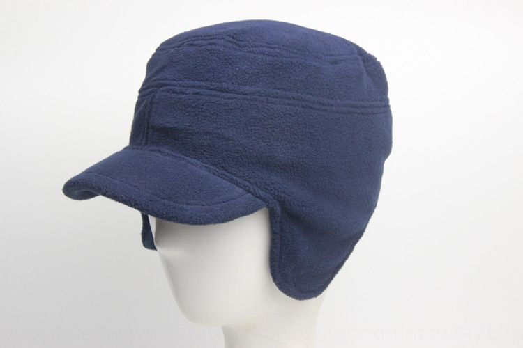 baseball cap with ear flaps fleece lined