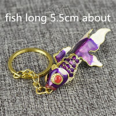 5.5cm золотая рыбка фиолетовый