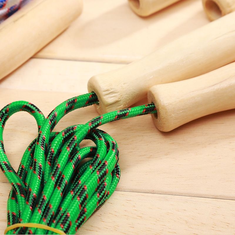 childrens wooden skipping ropes