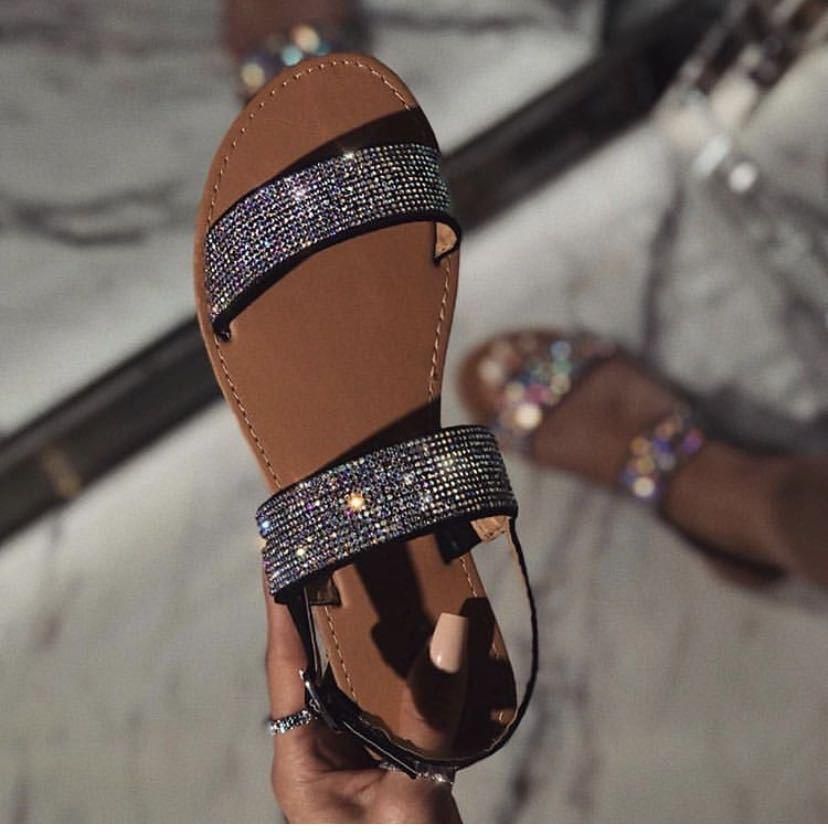 cheap bling sandals
