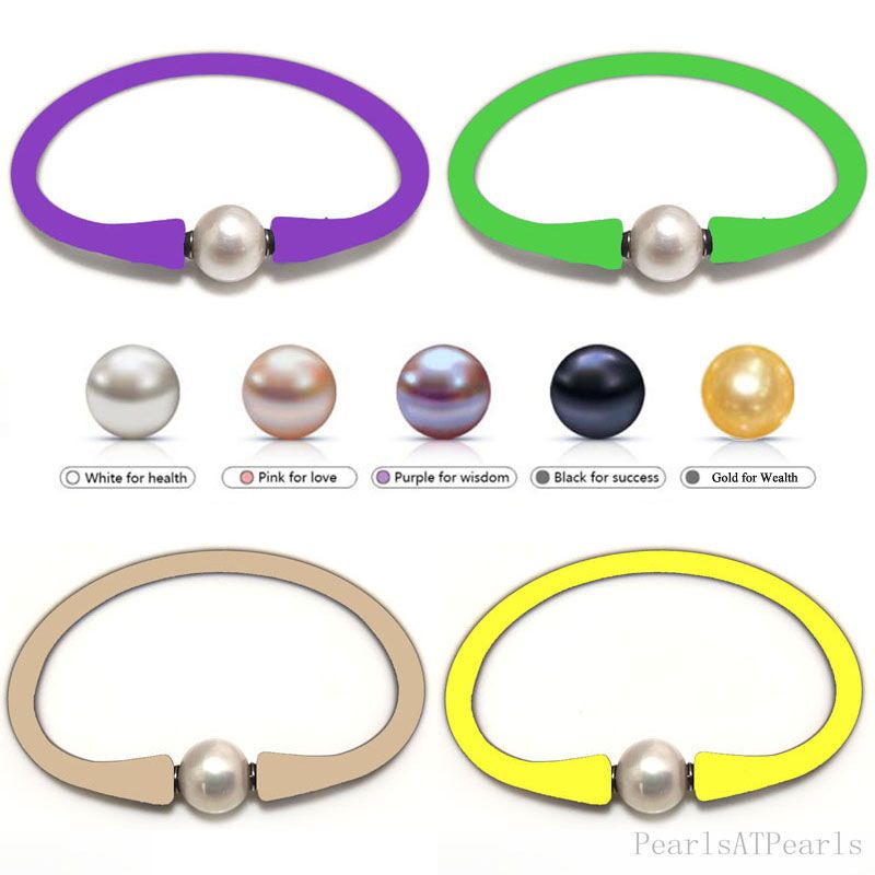 silicone pearl bracelet wholesale