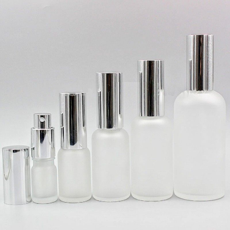 2020 5 10 15 20 30 50 100ml clear glass spray bottle essential oil bottle empty frosted perfume atomizer fine mist spray aluminum silver sprayer from chaplin 1 02 dhgate com dhgate com